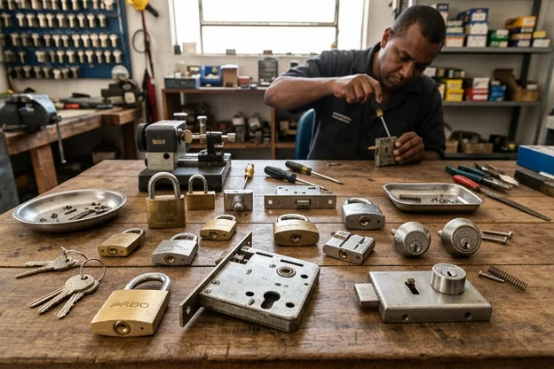 Modelos variados de fechaduras em Araxá.